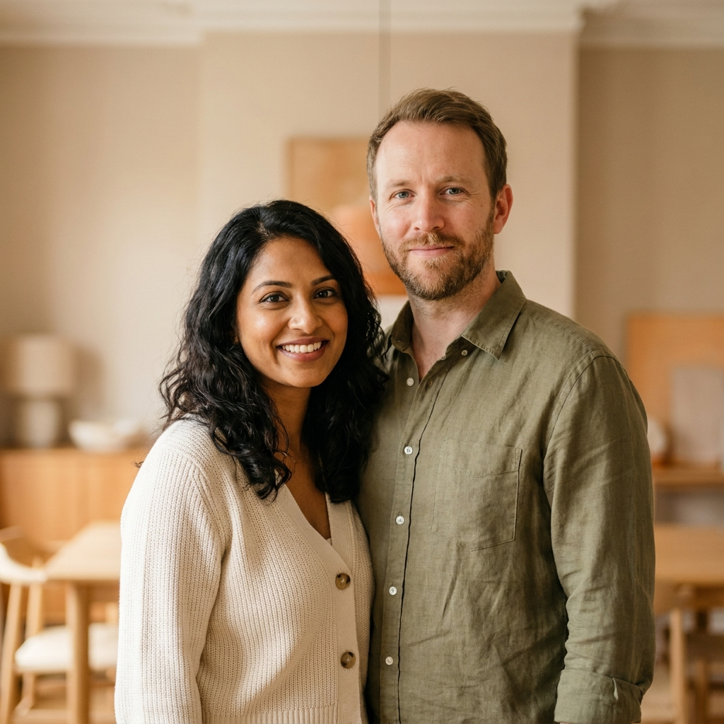 Priya and James R.