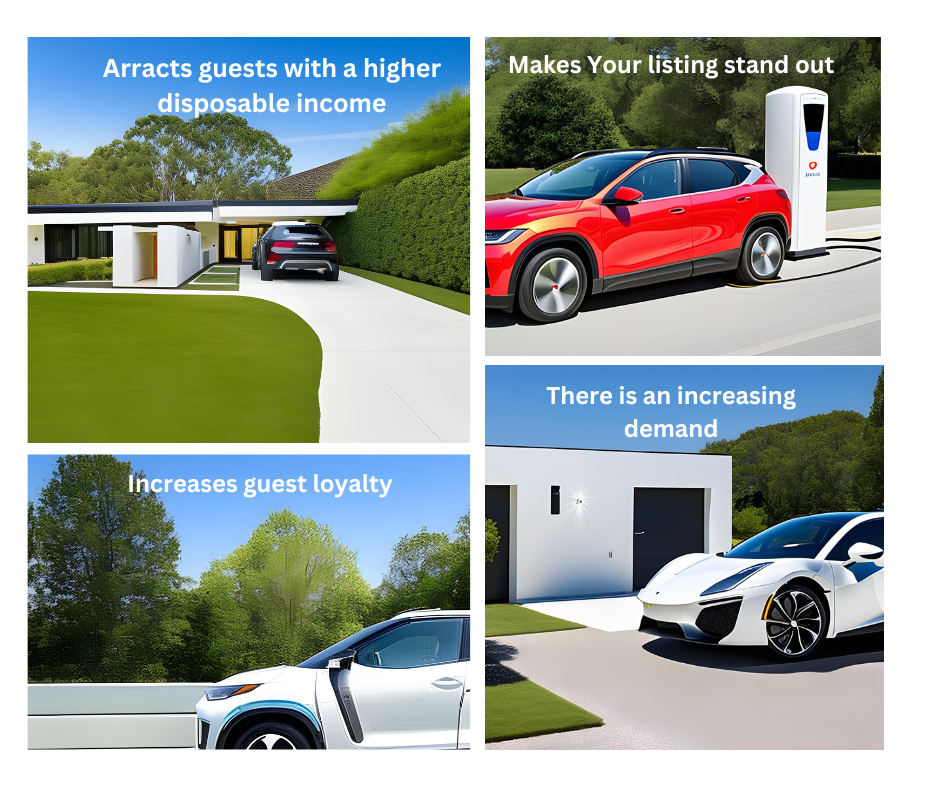 EV chargers for short term rentals